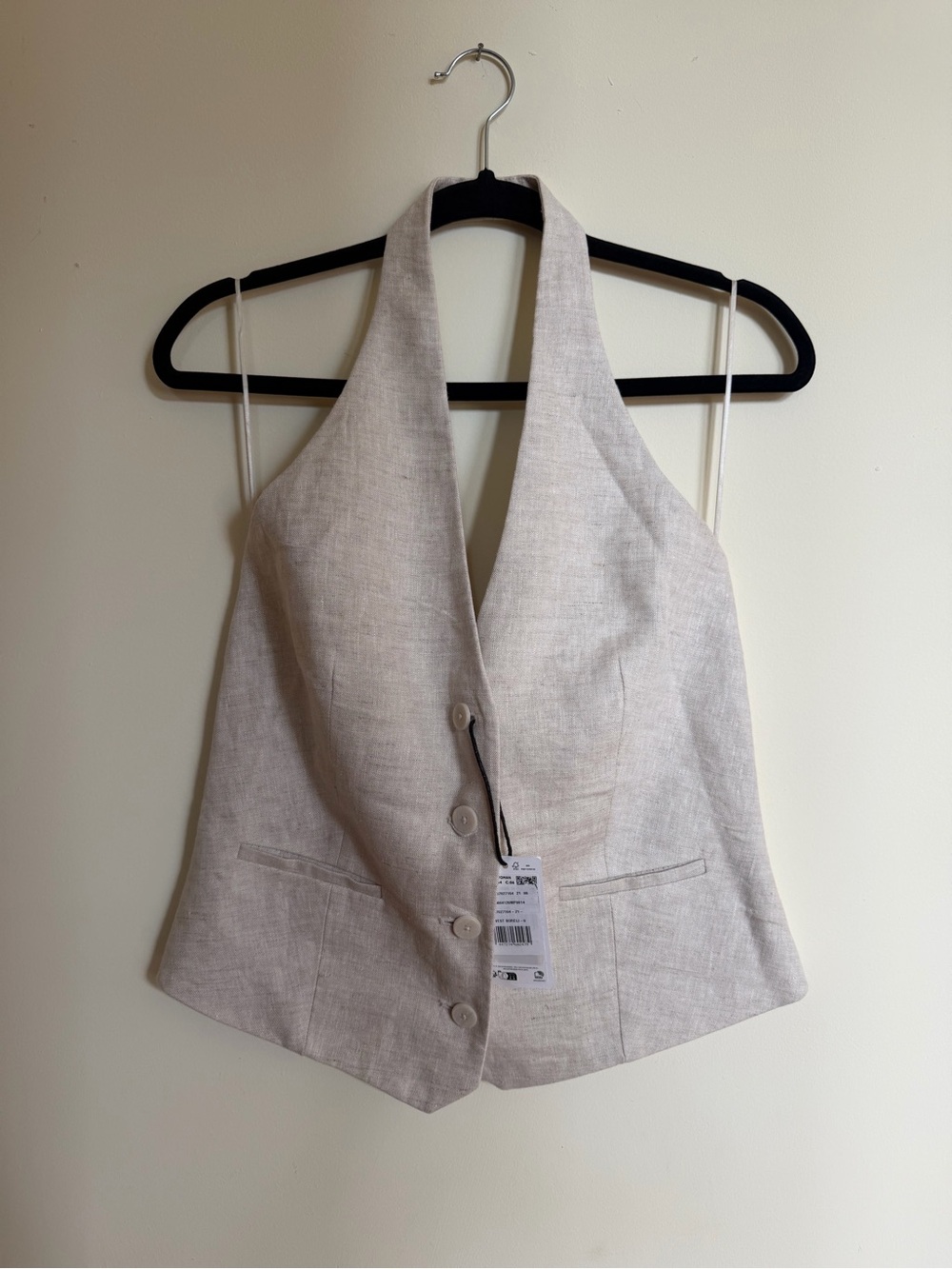 🆕 Mango Linen Vest